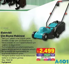 KİWİ GARDEN ELEKTRİKLİ ÇİM BİÇME MAKİNESİ